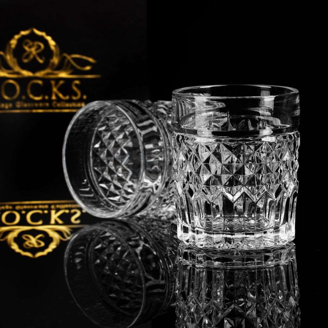 The Privilege Collection Prestige Crystal Whiskey Glasses Gift Set (4 Pack)