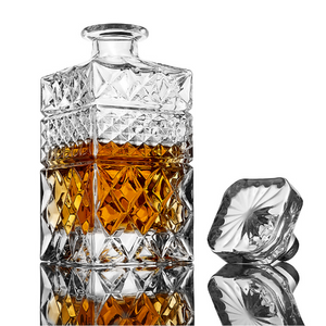 Rocks Whiskey Decanter Gift Set with Crystal Glasses & Chilling Stones - Lovez Aqua© - chilling stones, decanter, ice cubes, whiskey glass