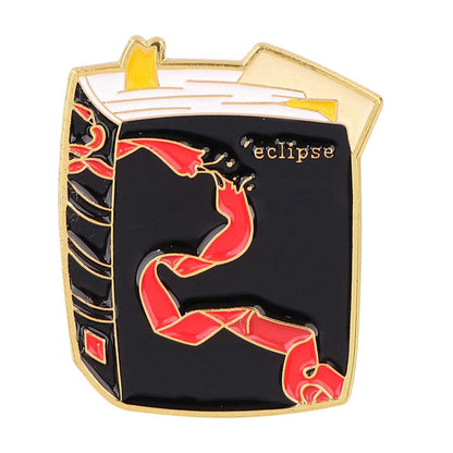 The Twilight Saga Stephenie Meyer Book Series Enamel Brooch Pins - 80d3e6-0e.myshopify.com - Eclipse -  Eclipse