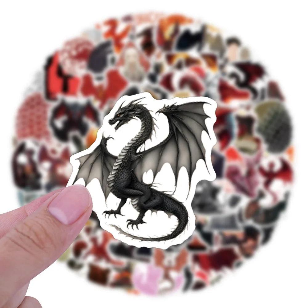 10/30/50/110pcs House of the Dragon Game of Thrones Stickers - Lovez Aqua© - 