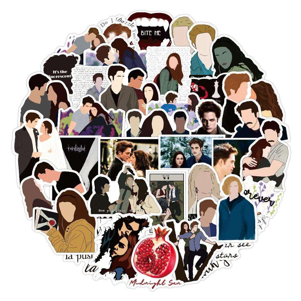 10/50pcs The Twilight Saga Waterproof Vampire Romance Movie Stickers - Lovez Aqua© - 