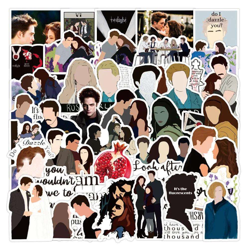 10/50pcs The Twilight Saga Waterproof Vampire Romance Movie Stickers - Lovez Aqua© - 