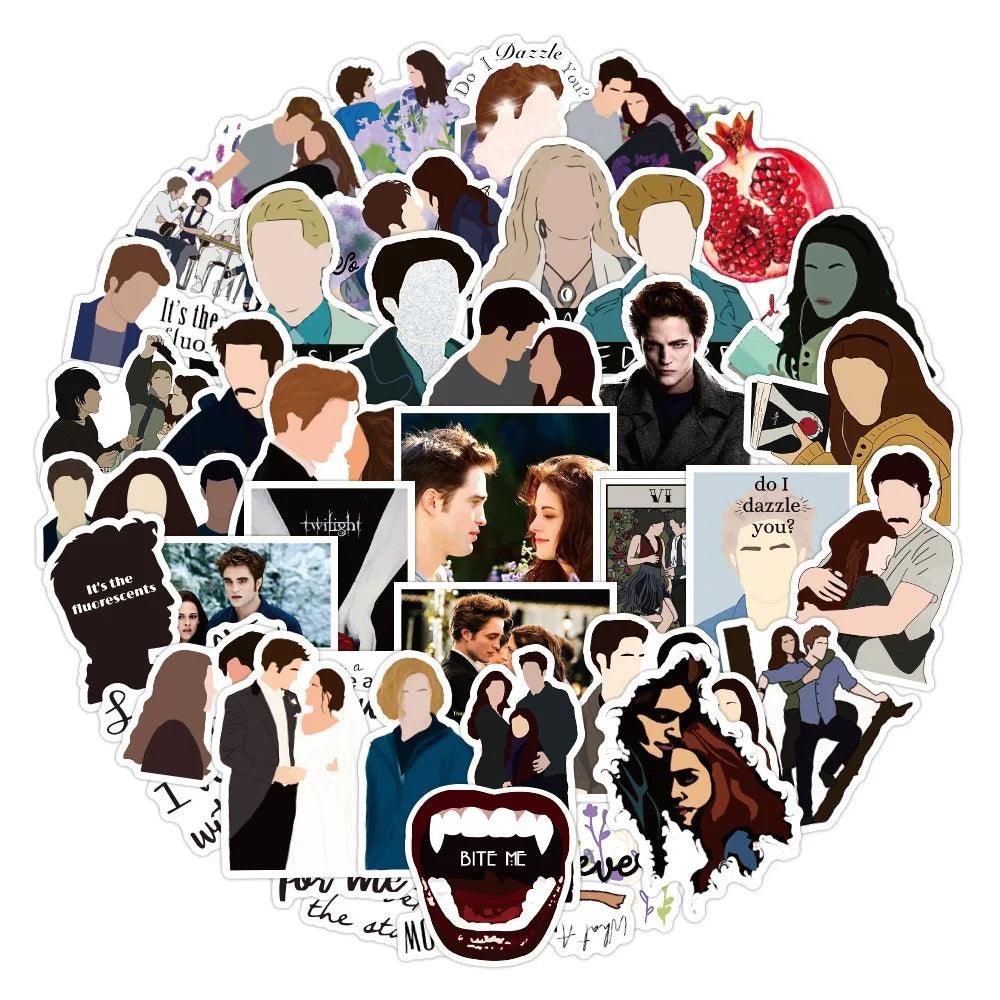 10/50pcs The Twilight Saga Waterproof Vampire Romance Movie Stickers - Lovez Aqua© - 