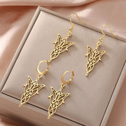 Lord of the Rings Lady Arwen Evenstar Pendant Women's Dangle Charm Earrings - 80d3e6-0e.myshopify.com - -  