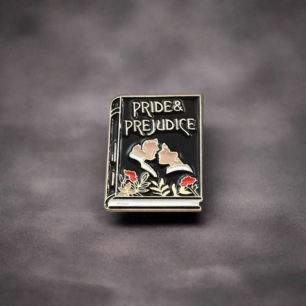 Jane Austen's Pride and Prejudice Elizabeth & Mr. Darcy Classical Book Brooch - Jane Austen - Default Title