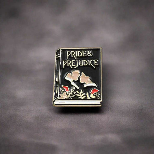 Jane Austen's Pride and Prejudice Elizabeth & Mr. Darcy Classical Book Brooch - 80d3e6-0e.myshopify.com - Default Title -  Default Title