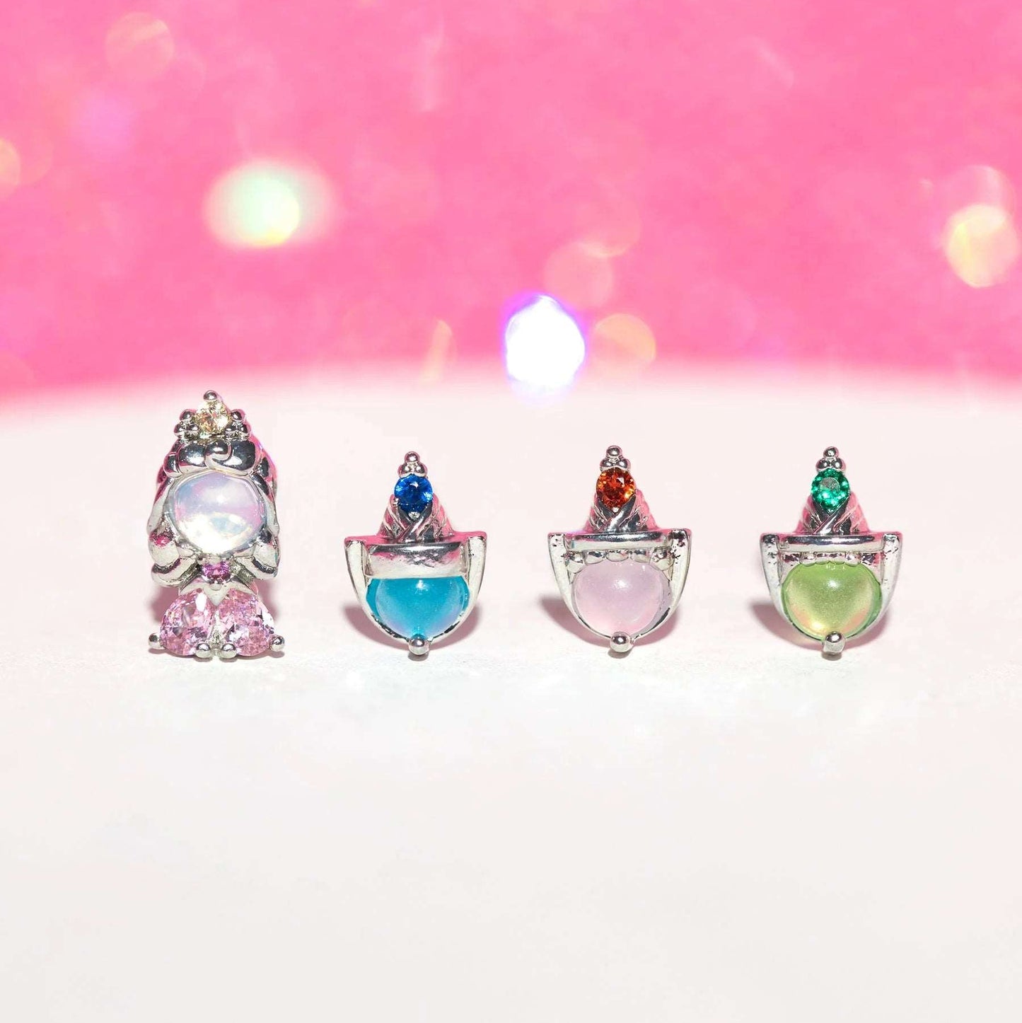 Disney Princesses & Animal Friends Cubic Zircon Women's Stud Earrings (4pcs) - 80d3e6-0e.myshopify.com - 5 -  5