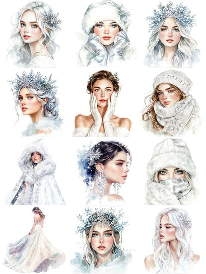 Regal Blue Ice Queen Festive Christmas Winter Wonderland Decorative Stickers - 80d3e6-0e.myshopify.com - 1 -  1