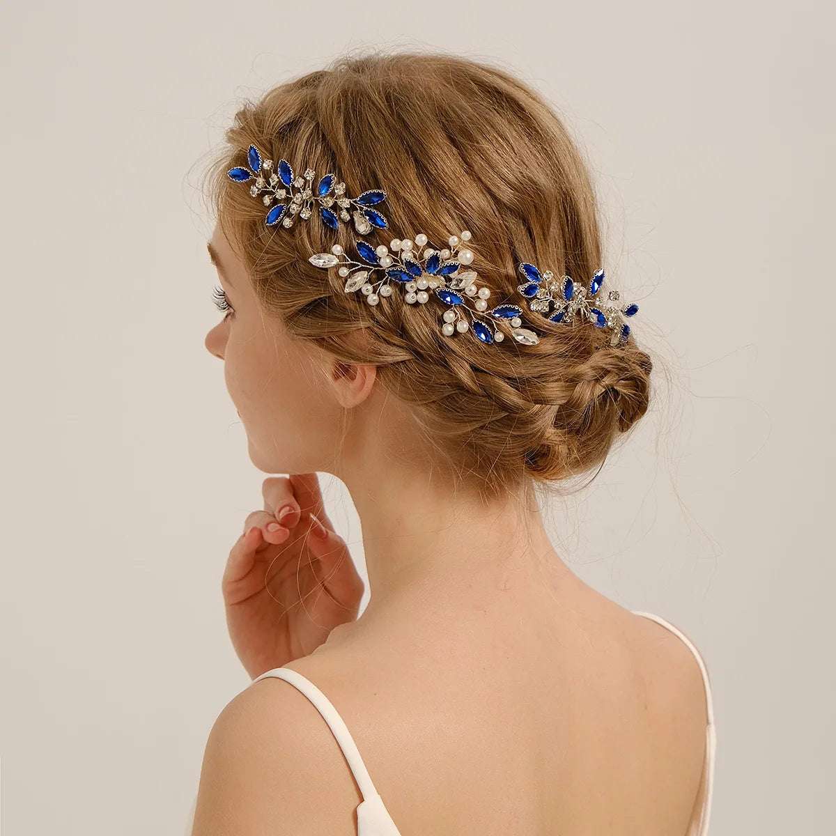 Women's Delicate Crystal Rhinestone & Pearl Flower Bridal Hair Comb - 80d3e6-0e.myshopify.com - -  