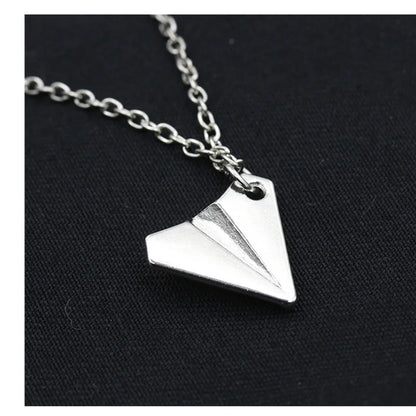 Harry Styles Replica Paper Airplane Gold/Silver Pendant Necklace - Lovez Aqua© - one direction