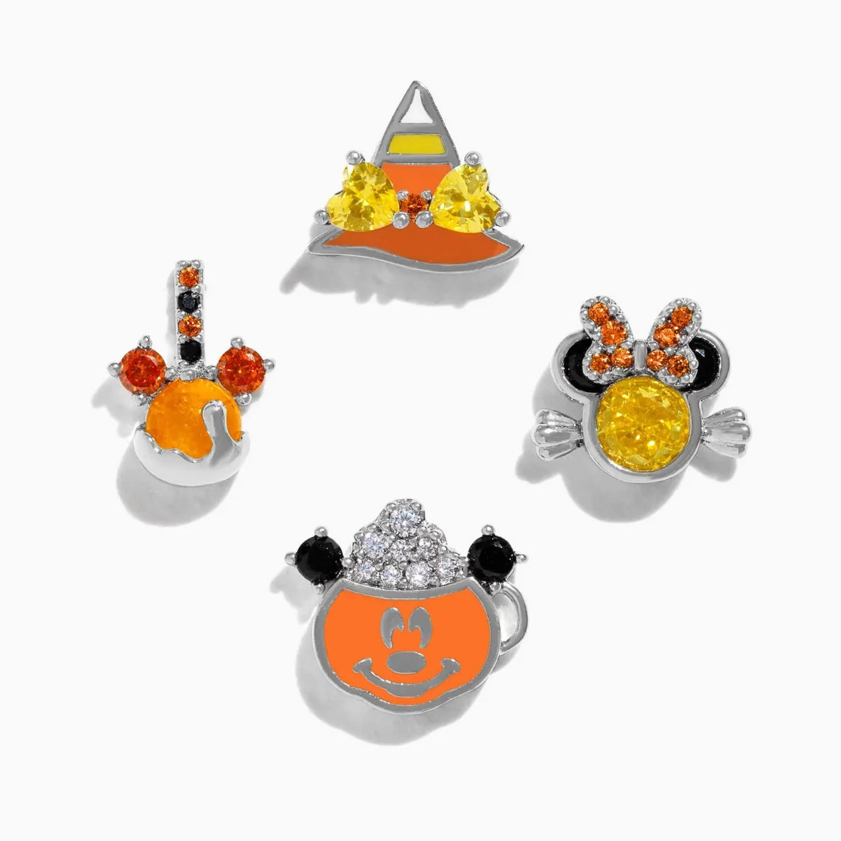 Disney's Mickey & Minnie Mouse & Friends Zircon Halloween Stud Earrings - 80d3e6-0e.myshopify.com - Silver 6 -  Silver 6