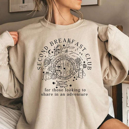 Lord of the Rings Second Breakfast Club The Shire Women's Sweatshirt