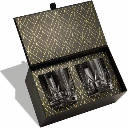 The Eco-Crystal Collection - Imperial Crystal Whiskey Glasses Gift Set (2 Pack)