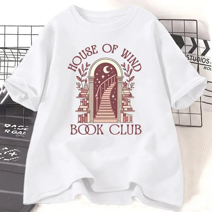 ACOTAR House of Wind Book Club Velaris Night Court Staircase Women's T-Shirt - Lovez Aqua© - 