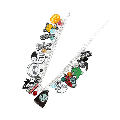 Disney's The Nightmare Before Christmas Character Charm Pendant Bracelet - 80d3e6-0e.myshopify.com - -  