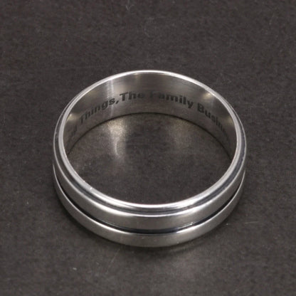 Supernatural Real S925 Sterling Silver Dean Winchester Ring with Engraving