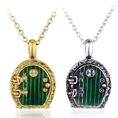 Lord of the Rings The Shire Hobbit Home Door Locket Pendant Necklace - 80d3e6-0e.myshopify.com - -  