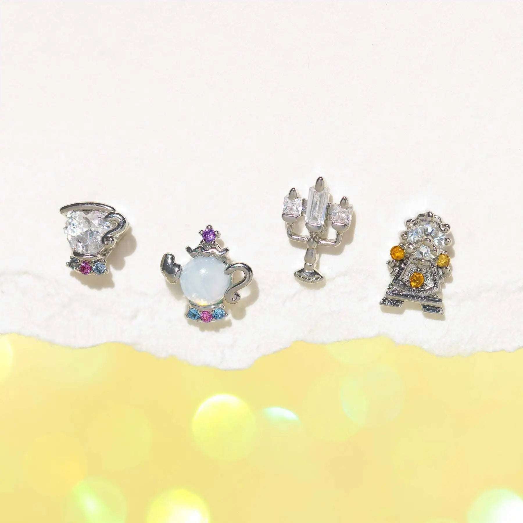 Disney Princesses & Animal Friends Cubic Zircon Women's Stud Earrings (4pcs) - 80d3e6-0e.myshopify.com - 11 -  11