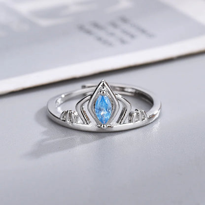 Disney's Frozen Elsa Delicate Resizable Crown Ring - Lovez Aqua© - 