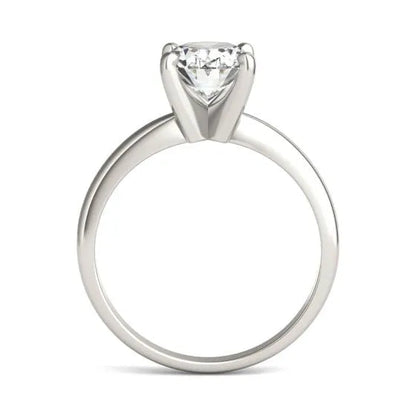 14K White Gold 2.00 CTW Oval Lab Grown Diamond Solitaire Engagement Ring