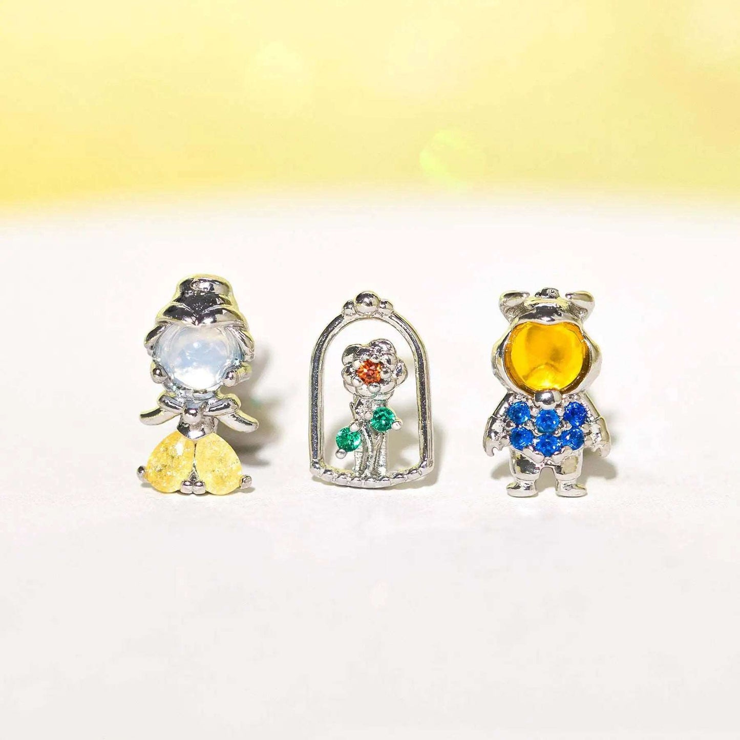 Disney Princesses & Animal Friends Cubic Zircon Women's Stud Earrings (4pcs) - 80d3e6-0e.myshopify.com - 12 -  12