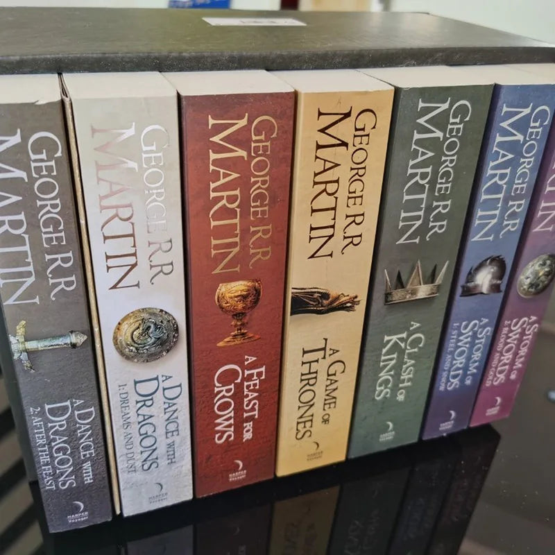 George R. R. Martin’s Game of Thrones: Complete 7 Book Collection (Paperback) - Lovez Aqua© - 