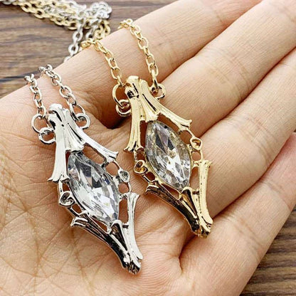 Lord of the Rings Light of Earendil Galadriel Gift Crystal Bottle Necklace - 80d3e6-0e.myshopify.com - -  