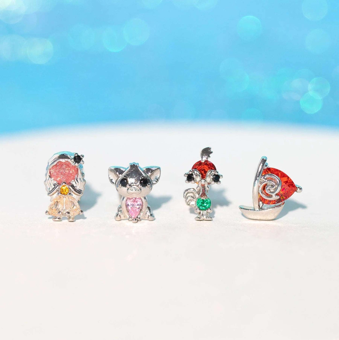 Disney Princesses & Animal Friends Cubic Zircon Women's Stud Earrings (4pcs) - 80d3e6-0e.myshopify.com - 6 -  6