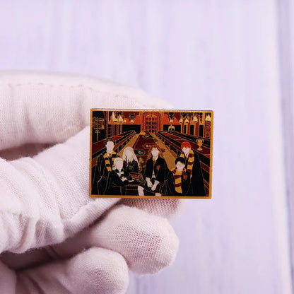 Harry Potter Hogwarts Great Hall Characters Lapel Brooch - 80d3e6-0e.myshopify.com - Default Title -  Default Title