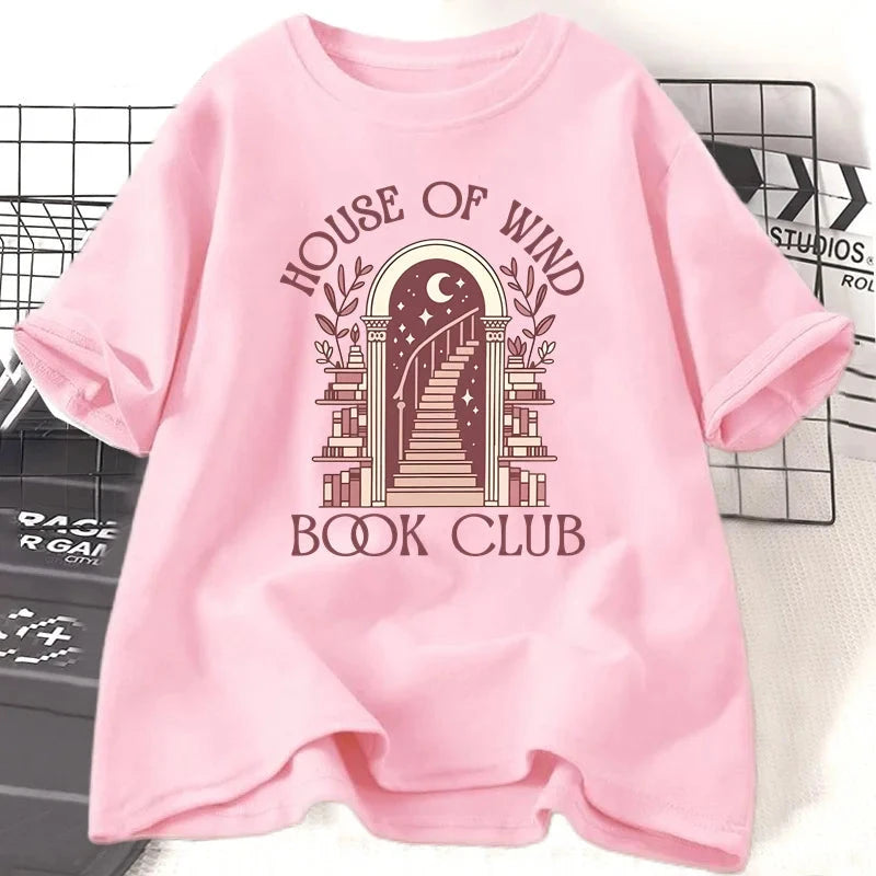 ACOTAR House of Wind Book Club Velaris Night Court Staircase Women's T-Shirt - Lovez Aqua© - 