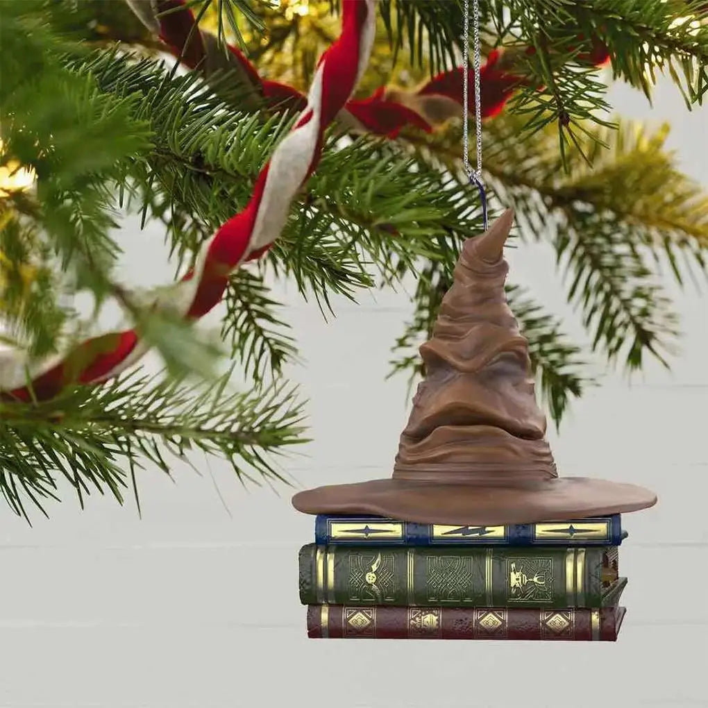 Harry Potter Hogwarts Sorting Hat & Books Christmas Tree Ornament