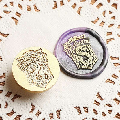 Harry Potter Hogwarts Houses & Book Elements Letter Wax Seal Stamp - 80d3e6-0e.myshopify.com - Slytherin 01 -  Slytherin 01