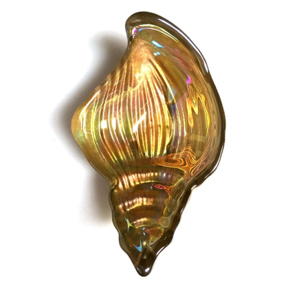 Iridescent Golden 5.5" Gilded Glass Conch Shell Serving Dishes (Set of 4) - 80d3e6-0e.myshopify.com - -  