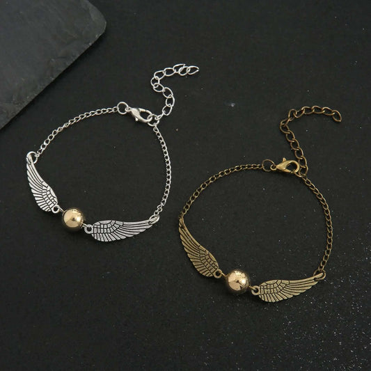 Harry Potter Golden Snitch Chain Pendant Bracelet