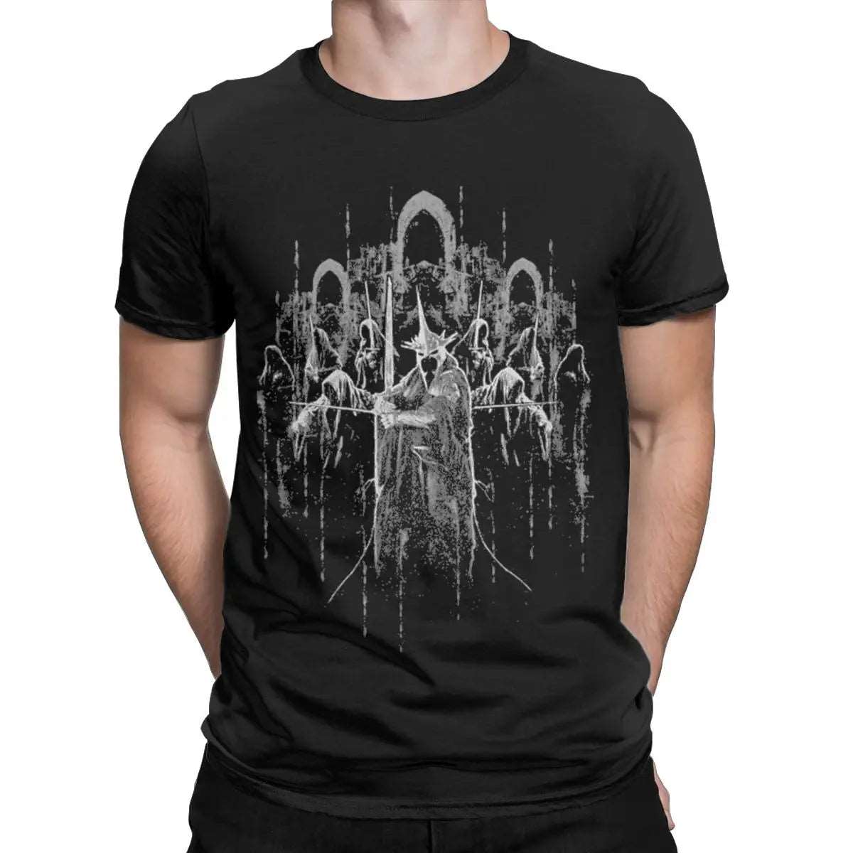 Lord of the Rings Gothic Mordor Suaron & The Nazgûl (Ringwraiths) Men's T-Shirt - 80d3e6-0e.myshopify.com - -  