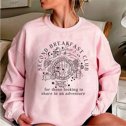 Lord of the Rings Second Breakfast Club The Shire Women's Sweatshirt