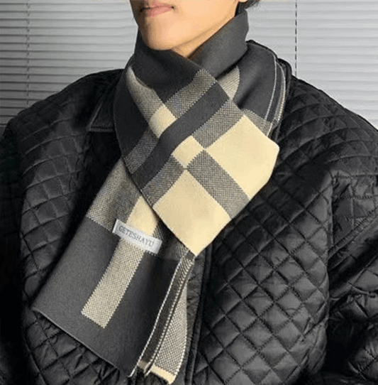 Men's Sleek Multicolored Winter Plaid Casual Scarf - 80d3e6-0e.myshopify.com - -  