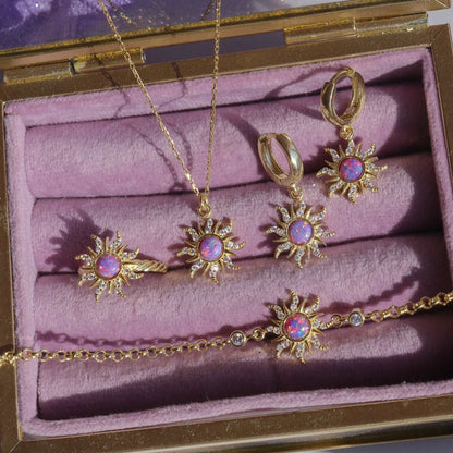 Disney's Tangled Rapunzel Golden Sun Women's Necklace, Earrings or Ring - 80d3e6-0e.myshopify.com - -  