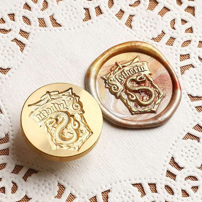 Harry Potter Hogwarts Houses & Book Elements Letter Wax Seal Stamp - 80d3e6-0e.myshopify.com - 3D Slytherin -  3D Slytherin