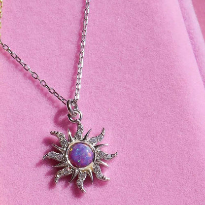 Disney's Tangled Rapunzel Golden Sun Women's Necklace, Earrings or Ring - 80d3e6-0e.myshopify.com - Necklace - Silver 2 -  Necklace - Silver 2