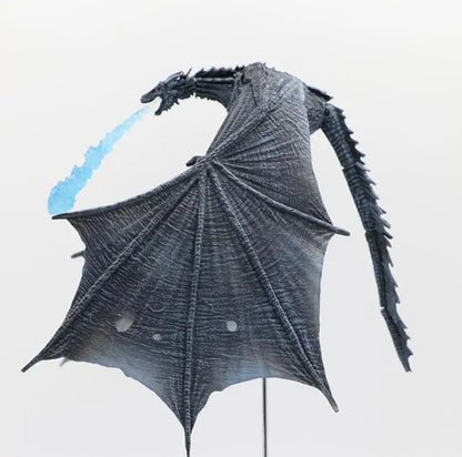 Game of Thrones Night King's Dragon Viserion Blue Fire Miniature Figurine