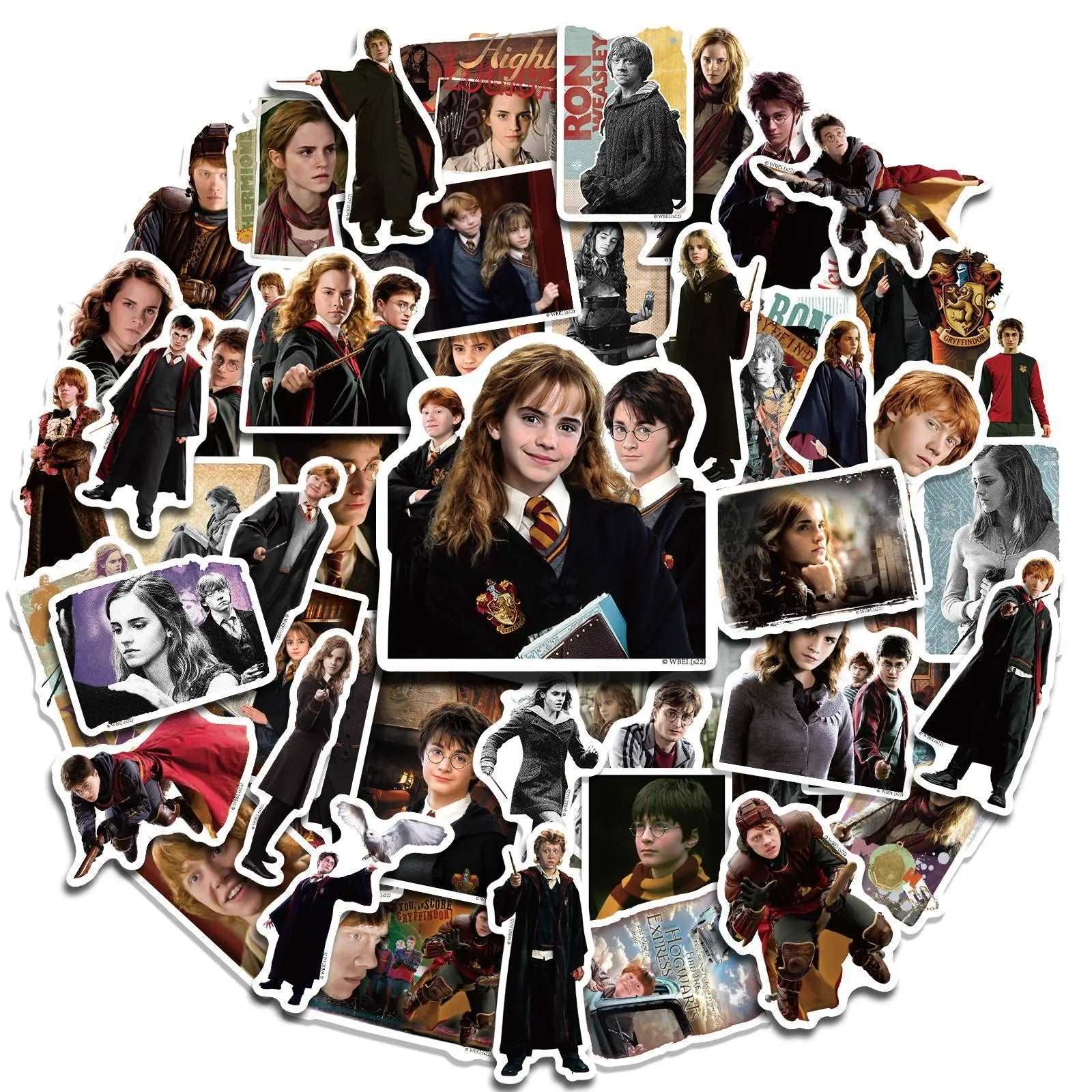 Harry Potter Movie Characters Sticker Collection (50 Pieces)