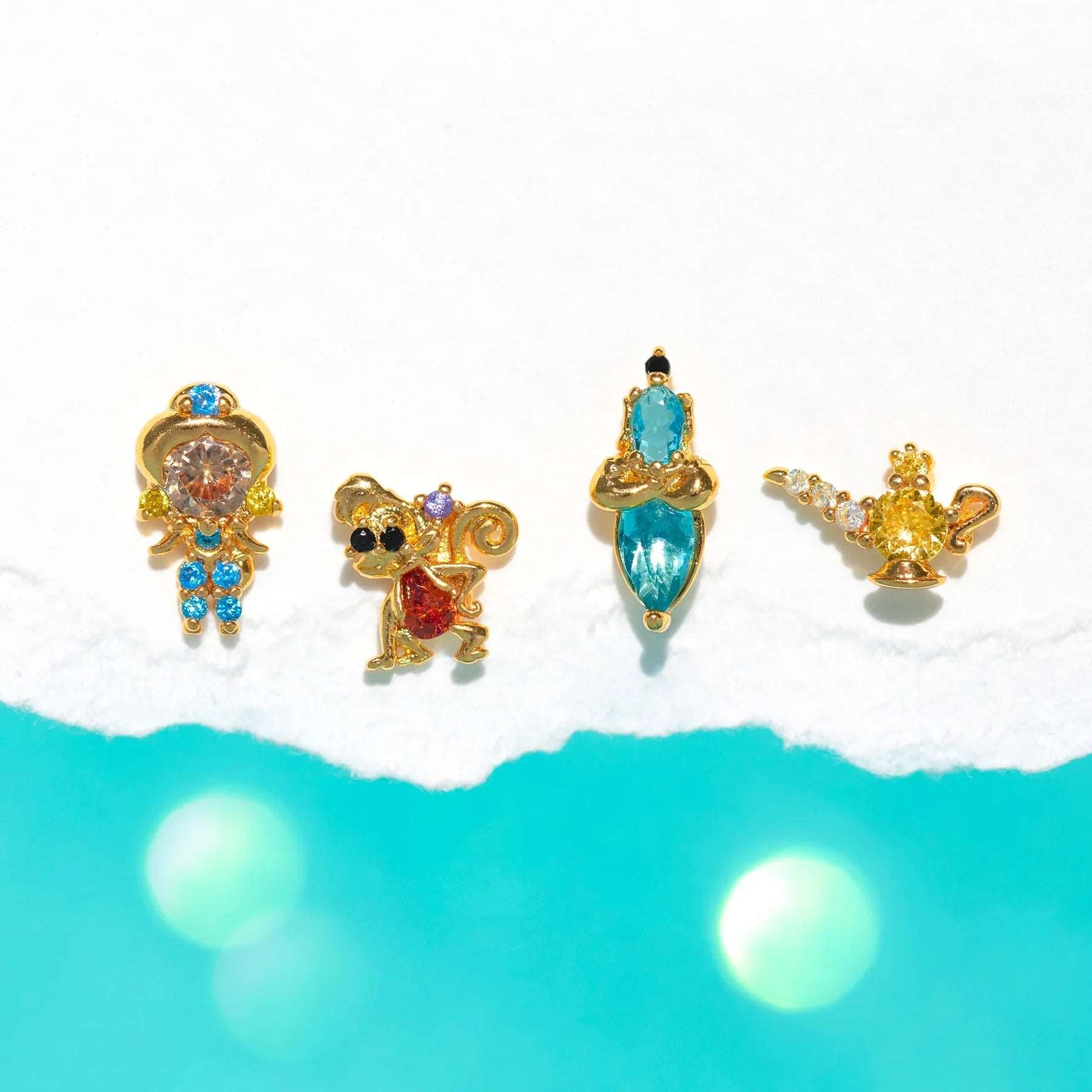 Disney Princesses & Animal Friends Cubic Zircon Women's Stud Earrings (4pcs) - 80d3e6-0e.myshopify.com - 20 -  20