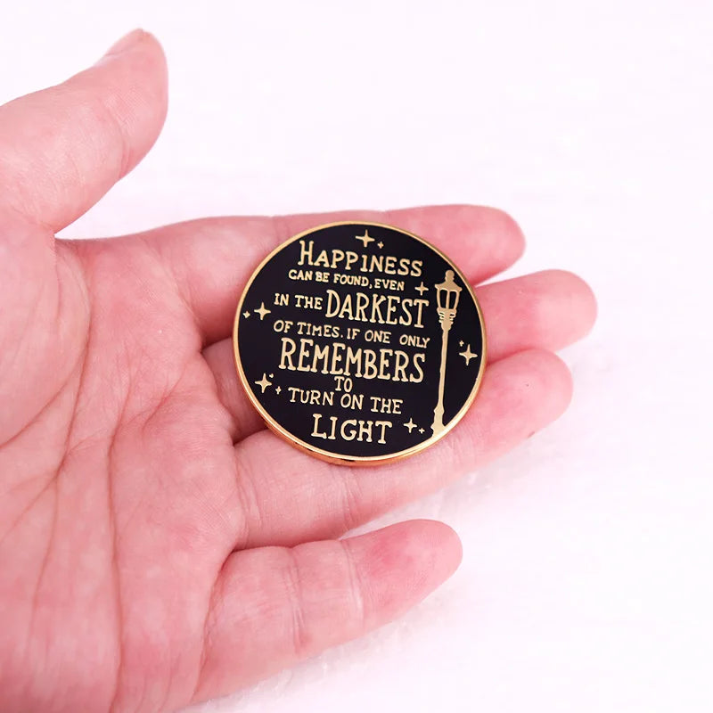 Harry Potter "Happiness Can Be Found Even in the Darkest of Times" Brooch