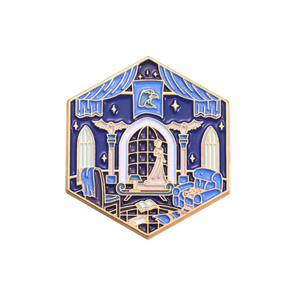 Harry Potter Hogwarts House Common Room Lapel Brooch - 80d3e6-0e.myshopify.com - Ravenclaw -  Ravenclaw