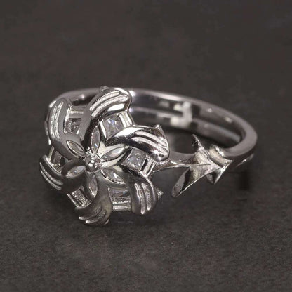 Real S925 Sterling Silver & Zircon LOTR Lady Galadriel Nenya The Ring of Adamant - 80d3e6-0e.myshopify.com - Ring Only / 5 -  Ring Only