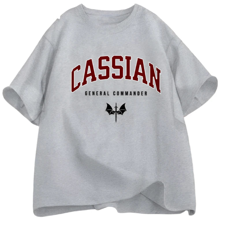 ACOTAR Cassian Illyrian General Commander Cotton Women's T-Shirt - Lovez Aqua© - 