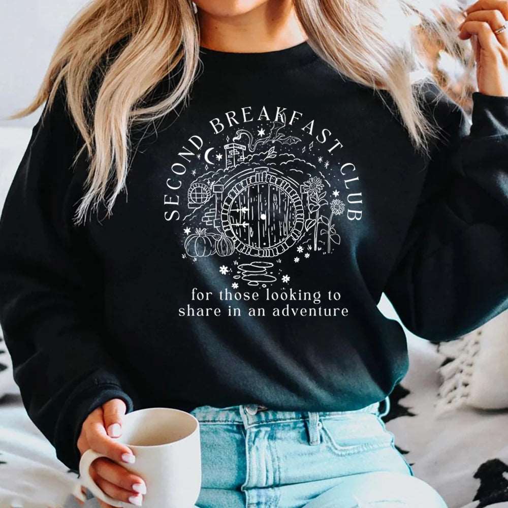 Lord of the Rings Second Breakfast Club The Shire Women's Sweatshirt