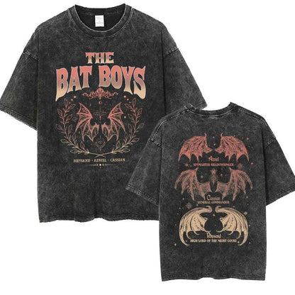 The Bat Boys Rhysand, Azriel & Cassian ACOTAR Wingspan Distressed Unisex T-Shirt - 80d3e6-0e.myshopify.com - 1 / S -  1