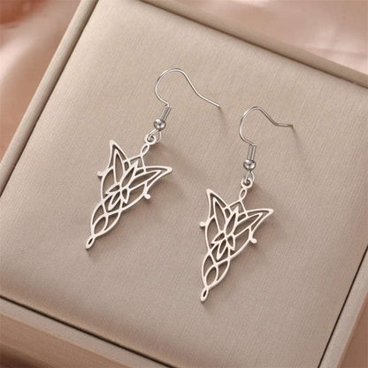 Lord of the Rings Lady Arwen Evenstar Pendant Women's Dangle Charm Earrings - 80d3e6-0e.myshopify.com - -  